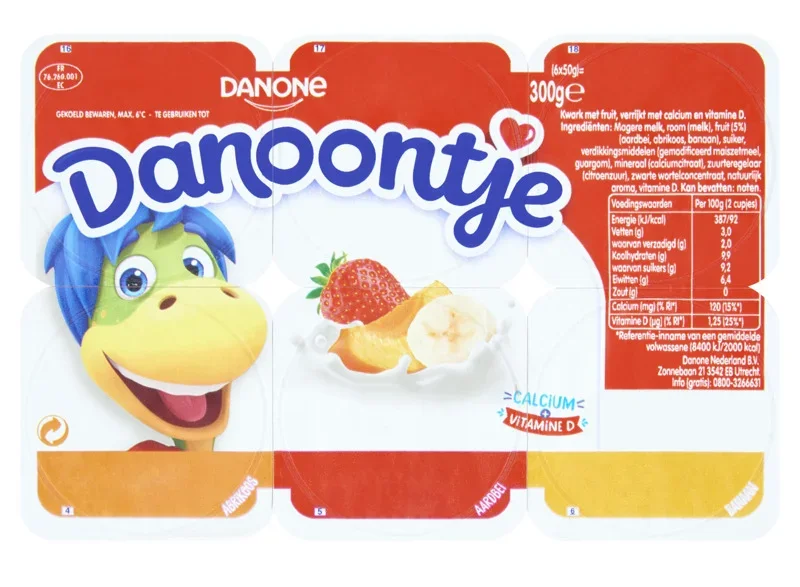 Danone Duo Aardbei & Abrikoos 300g