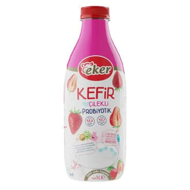Eker Kefir Probiotisch Aardbei 1L