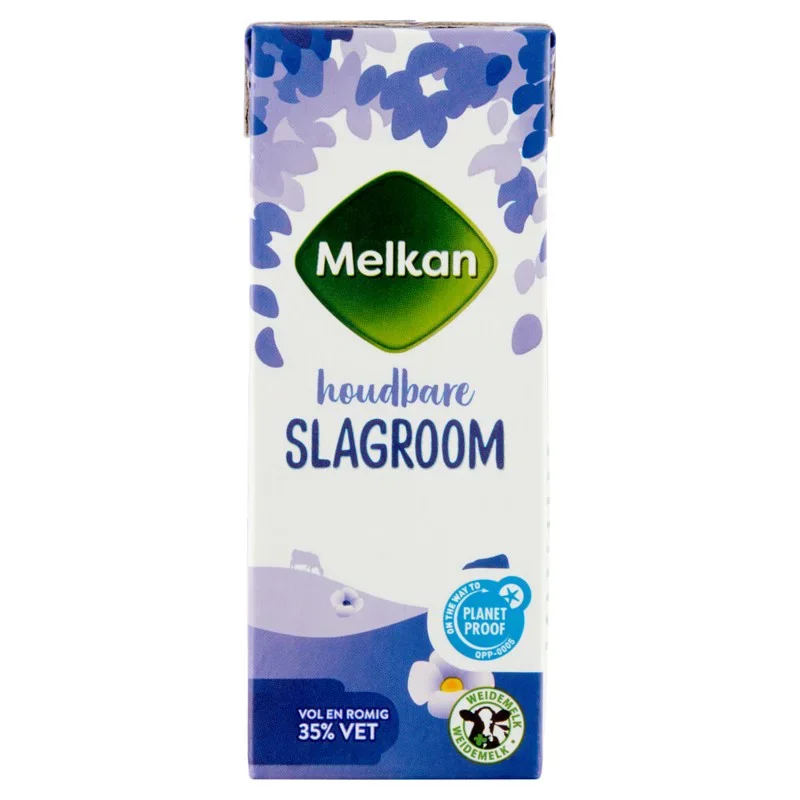 Melkan Houdbare Slagroom 35% 200ml