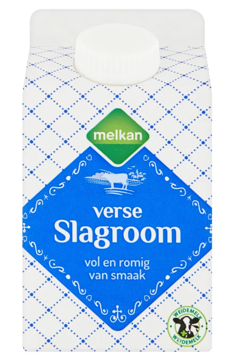 Melkan Verse Slagroom 500ml