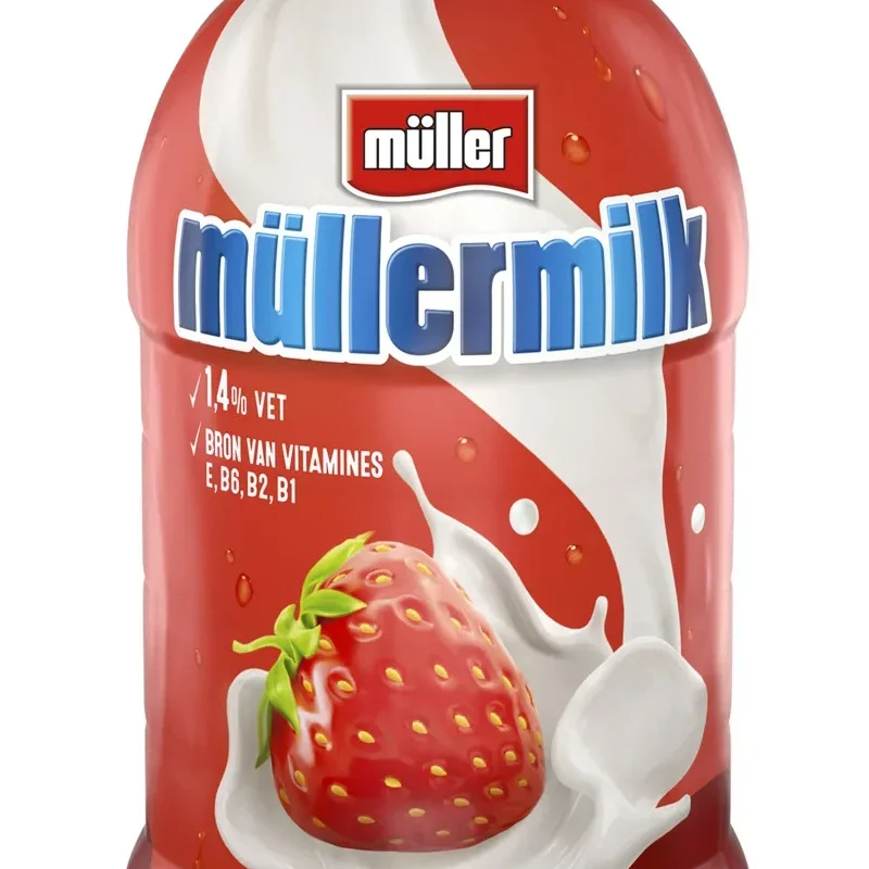 Muller Melk Aardbeien 380ml